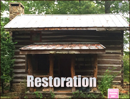 Historic Log Cabin Restoration  Citronelle, Alabama